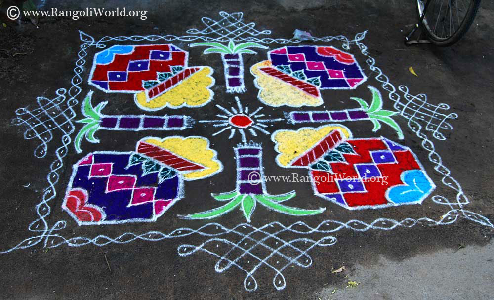 pongal rangoli
