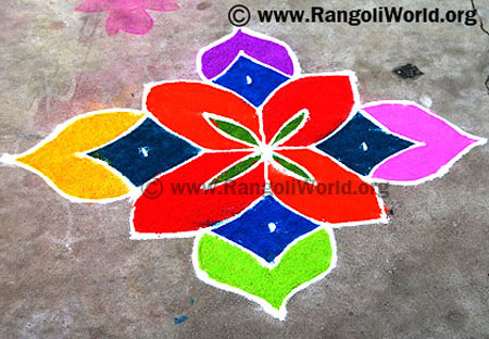 Freehand Rangoli