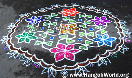 Flower Rangoli