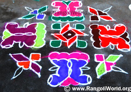 Baby Gown Rangoli