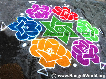 Flower Rangoli
