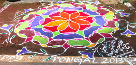 Freehand Rangoli