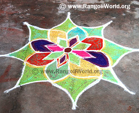 Freehand Rangoli