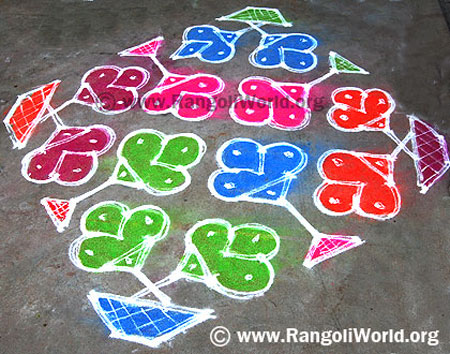 FlowerPot Rangoli