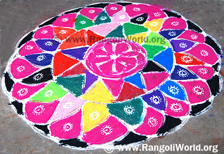 Freehand Rangoli