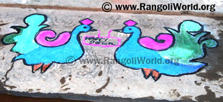 Freehand Rangoli