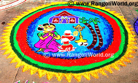 Pongal Rangoli