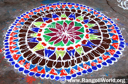 Freehand Rangoli