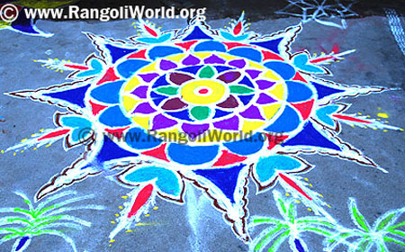 Flower Rangoli