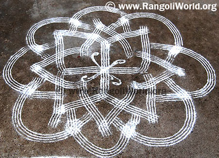 Freehand Rangoli