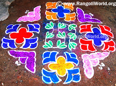 Butterfly Rangoli