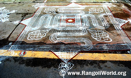 Freehand Rangoli