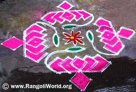 Lotus Rangoli