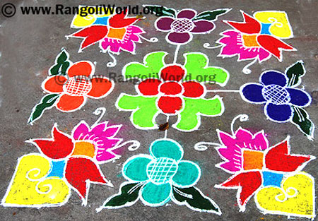 Flower Rangoli