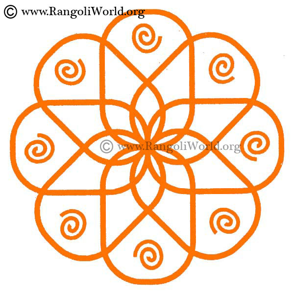 Pooja Rangoli Design