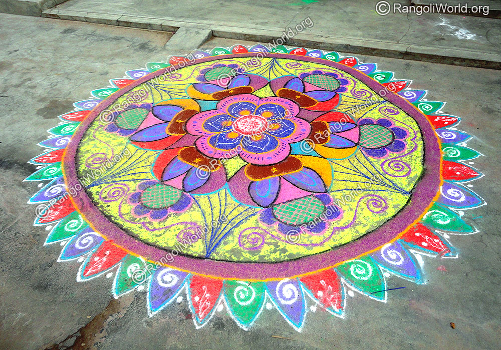 Flower Rangoli