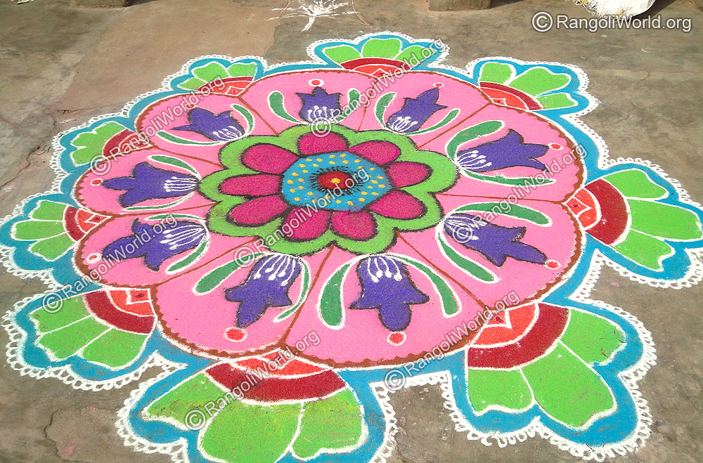 Flower Rangoli
