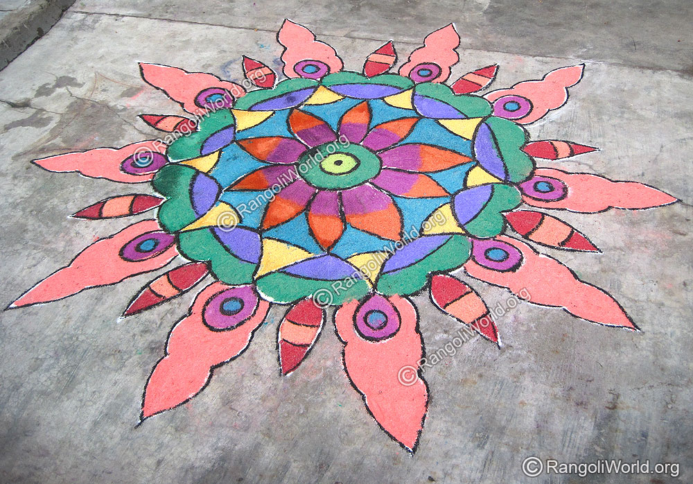 Flower Rangoli