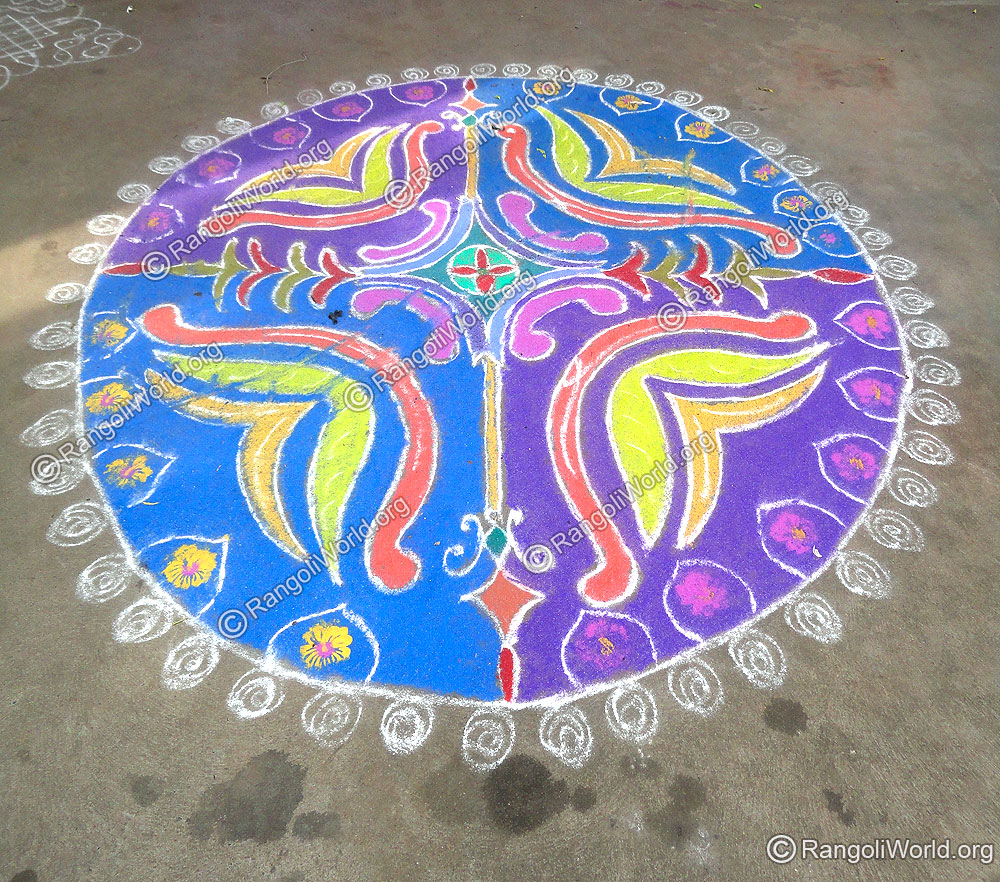Freehand Rangoli