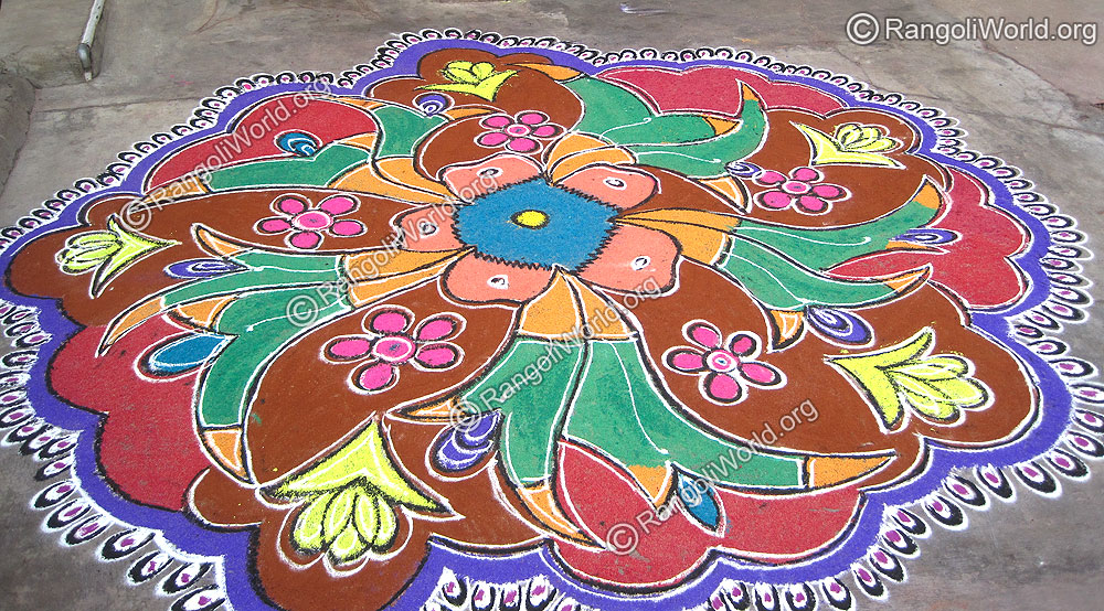 Freehand Rangoli