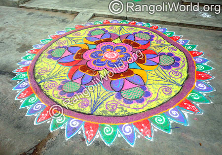 Flower Rangoli