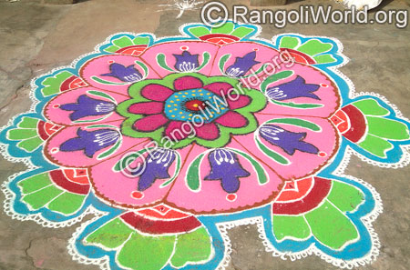 Flower Rangoli