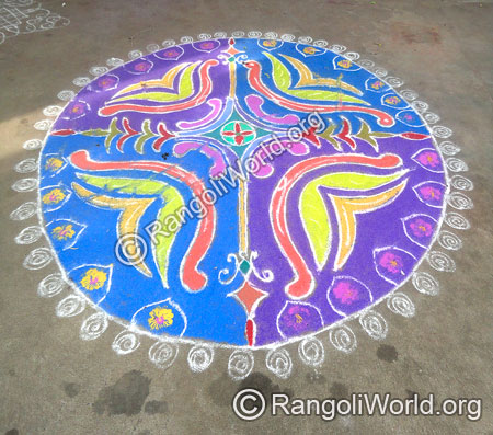 Freehand Rangoli