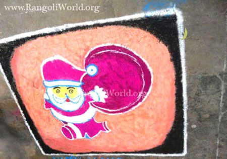 Joker Rangoli