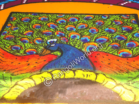 Peacock Rangoli