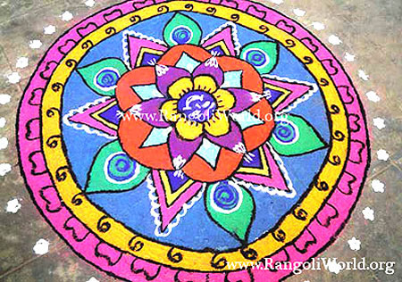 Sun Rangoli