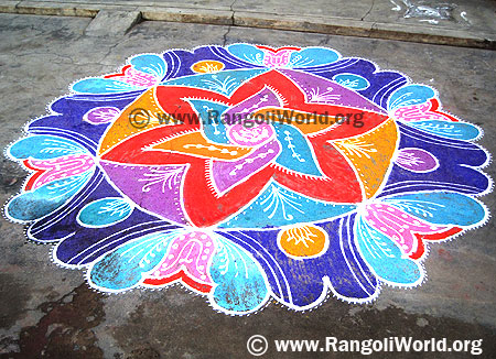 Freehand Rangoli