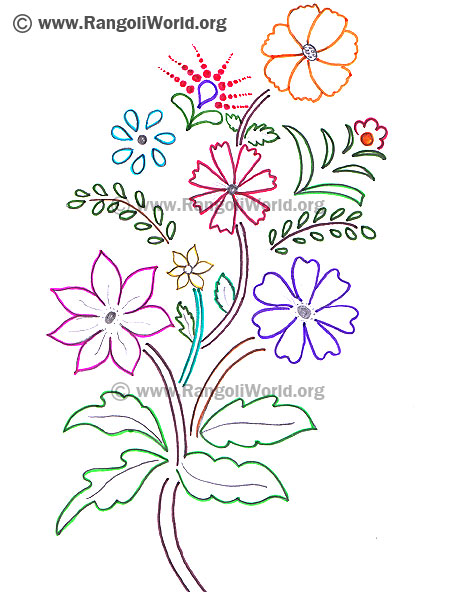 Flower Rangoli