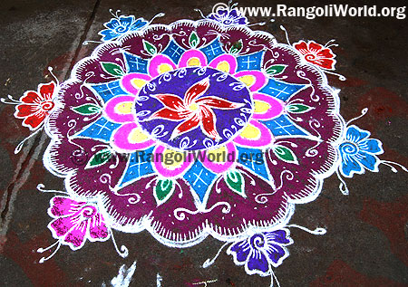 Freehand Rangoli