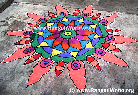 Freehand Rangoli