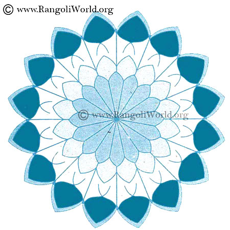 Leaf Rangoli