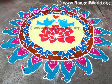Penguin Rangoli