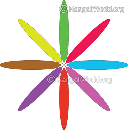 simple flower rangoli for kids jan10