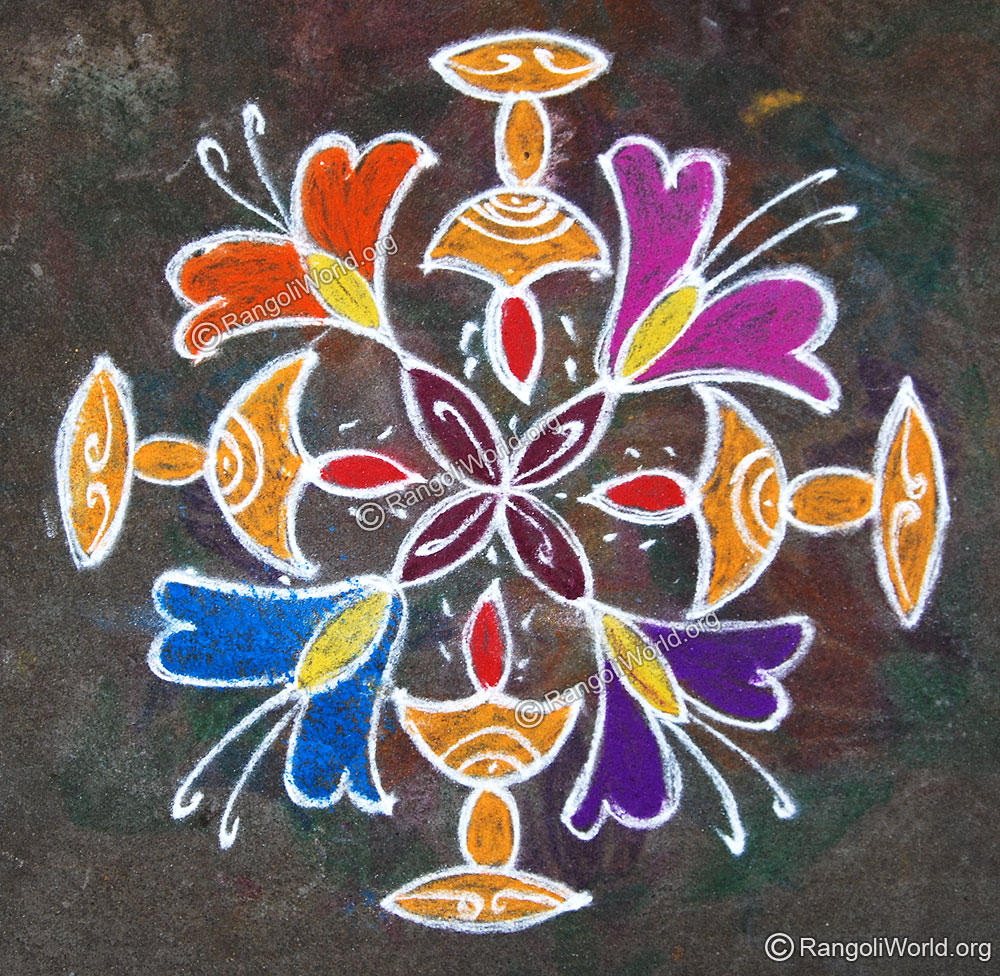 Butterfly Rangoli