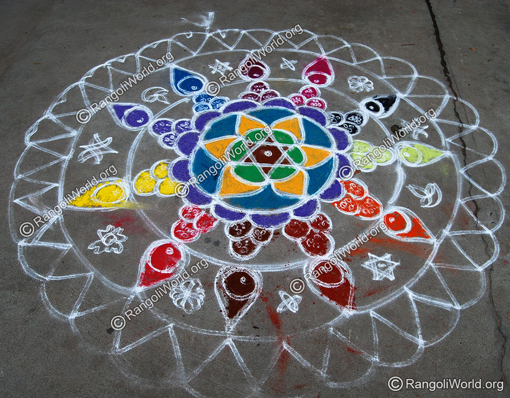 Flower Rangoli