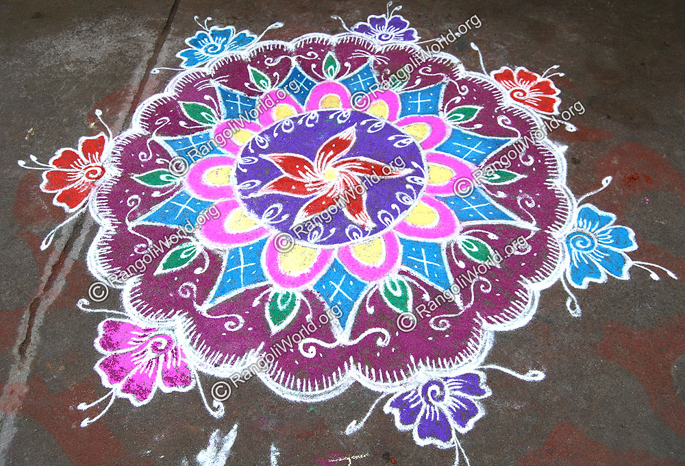 Freehand Rangoli