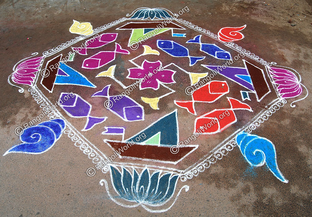 Ship Rangoli