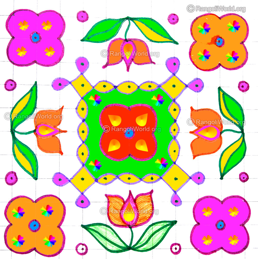 Lotus kolam april14 2015