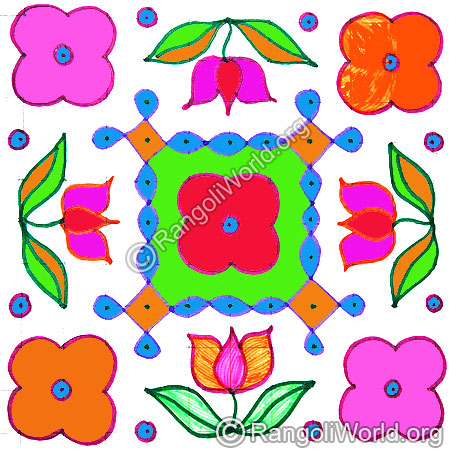 Lotus kolam april14 2015