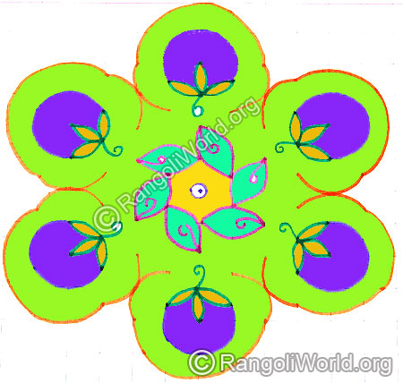 vegetable eggplant katharikai kolam april14 2015