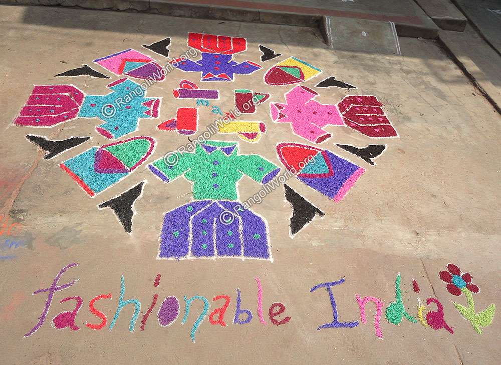 Baby Gown Rangoli