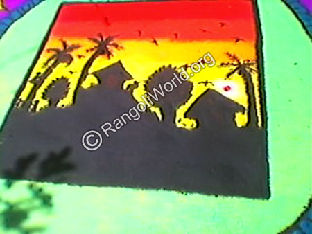 Natural Scenes Rangoli