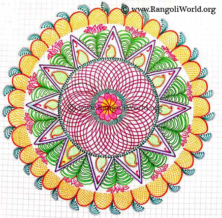 Freehand Rangoli